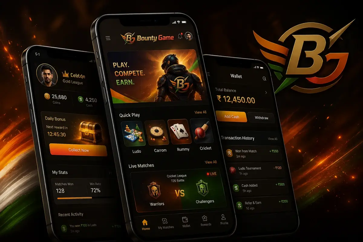 Bounty Game mobile app interface